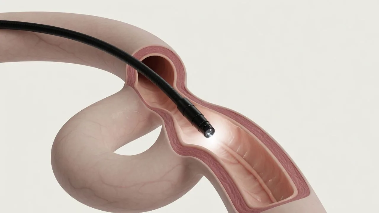 Five-step endoscopy pathway: referral, preparation, procedure, recovery and results.