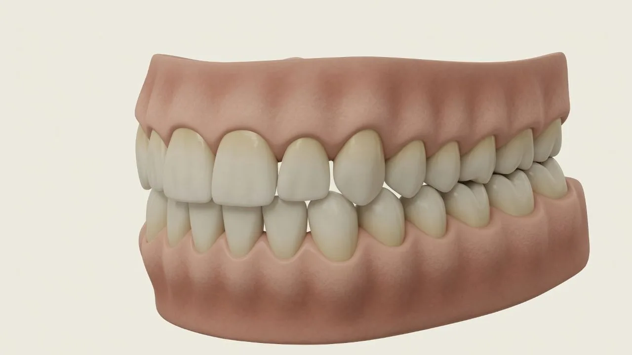 Three clear-aligner mechanism steps: custom trays, daily wear and attachments.