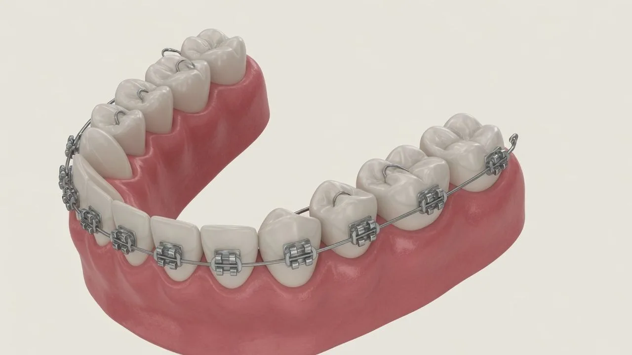 Five-step braces pathway: assessment, appliance choice, fitting, reviews and retainer.